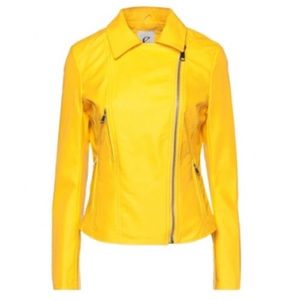 CaféNOIR V Leather Moto Jacket